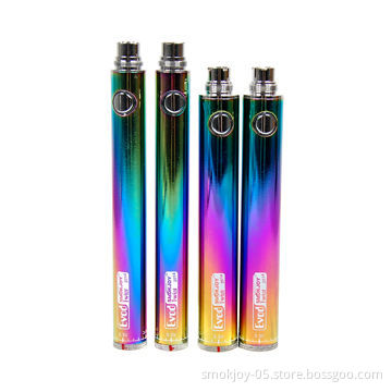 Rainbow evod twist battery, variable voltage, ego c twist battery